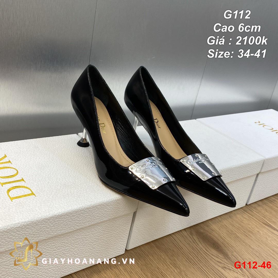 G112-46 Dior giày cao 6cm siêu cấp