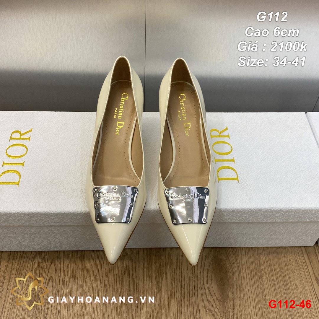 G112-46 Dior giày cao 6cm siêu cấp