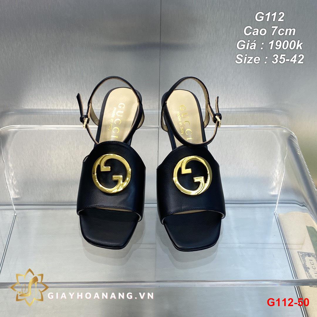 G112-50 Gucci sandal cao 7cm siêu cấp