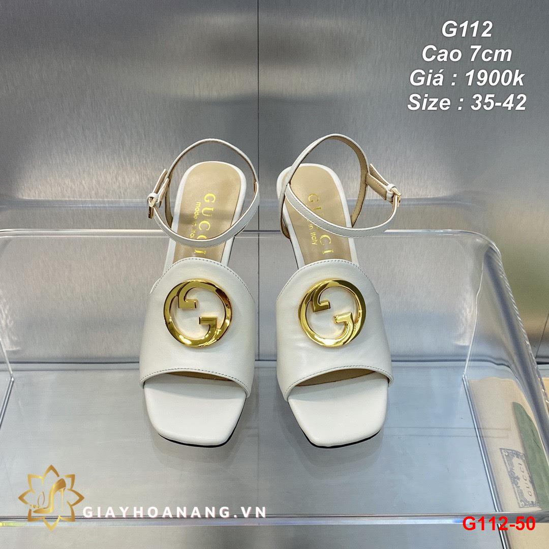 G112-50 Gucci sandal cao 7cm siêu cấp
