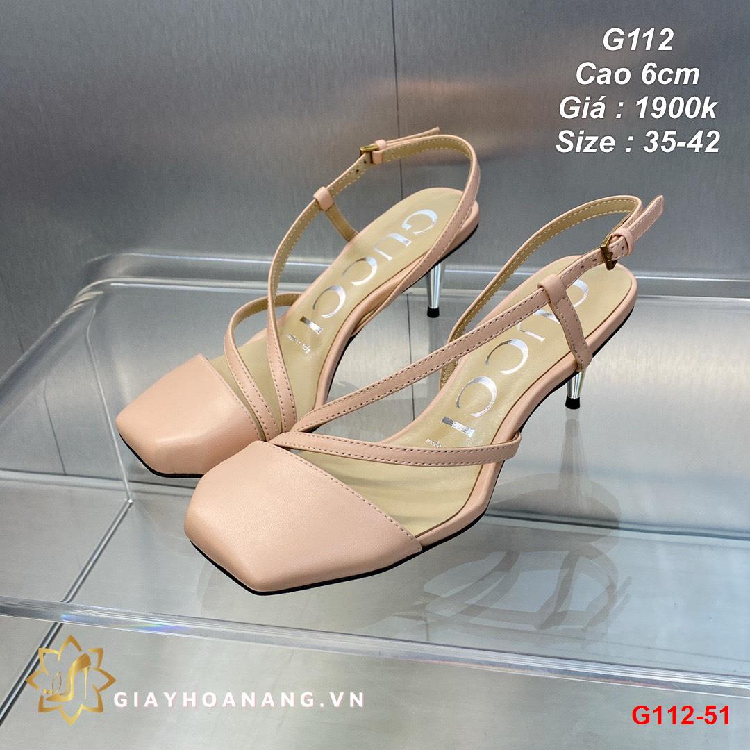 G112-51 Gucci sandal cao 6cm siêu cấp