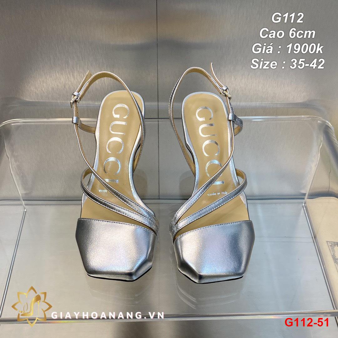 G112-51 Gucci sandal cao 6cm siêu cấp