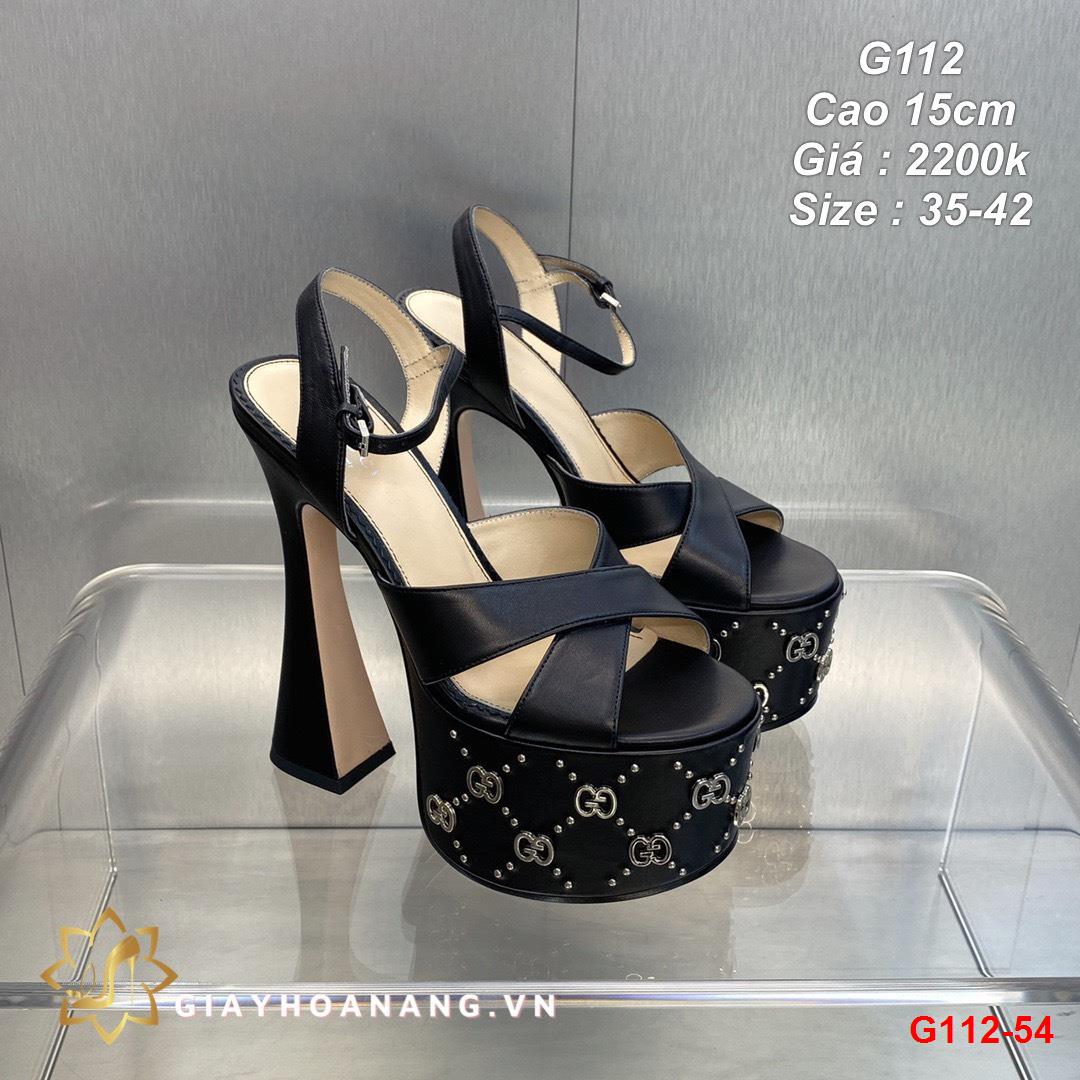 G112-54 Gucci sandal cao 15cm siêu cấp