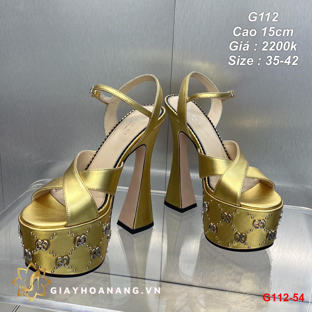 G112-54 Gucci sandal cao 15cm siêu cấp