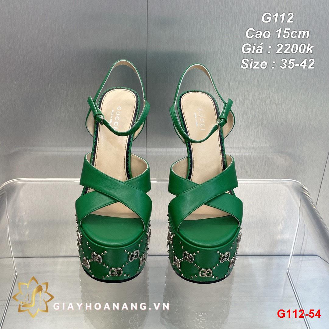 G112-54 Gucci sandal cao 15cm siêu cấp