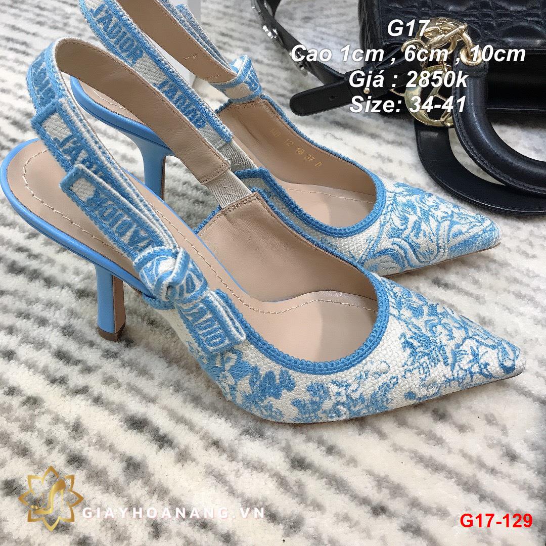 G17-129 Dior sandal cao 1cm , 6cm , 10cm siêu cấp