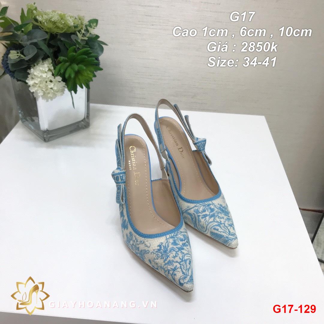 G17-129 Dior sandal cao 1cm , 6cm , 10cm siêu cấp