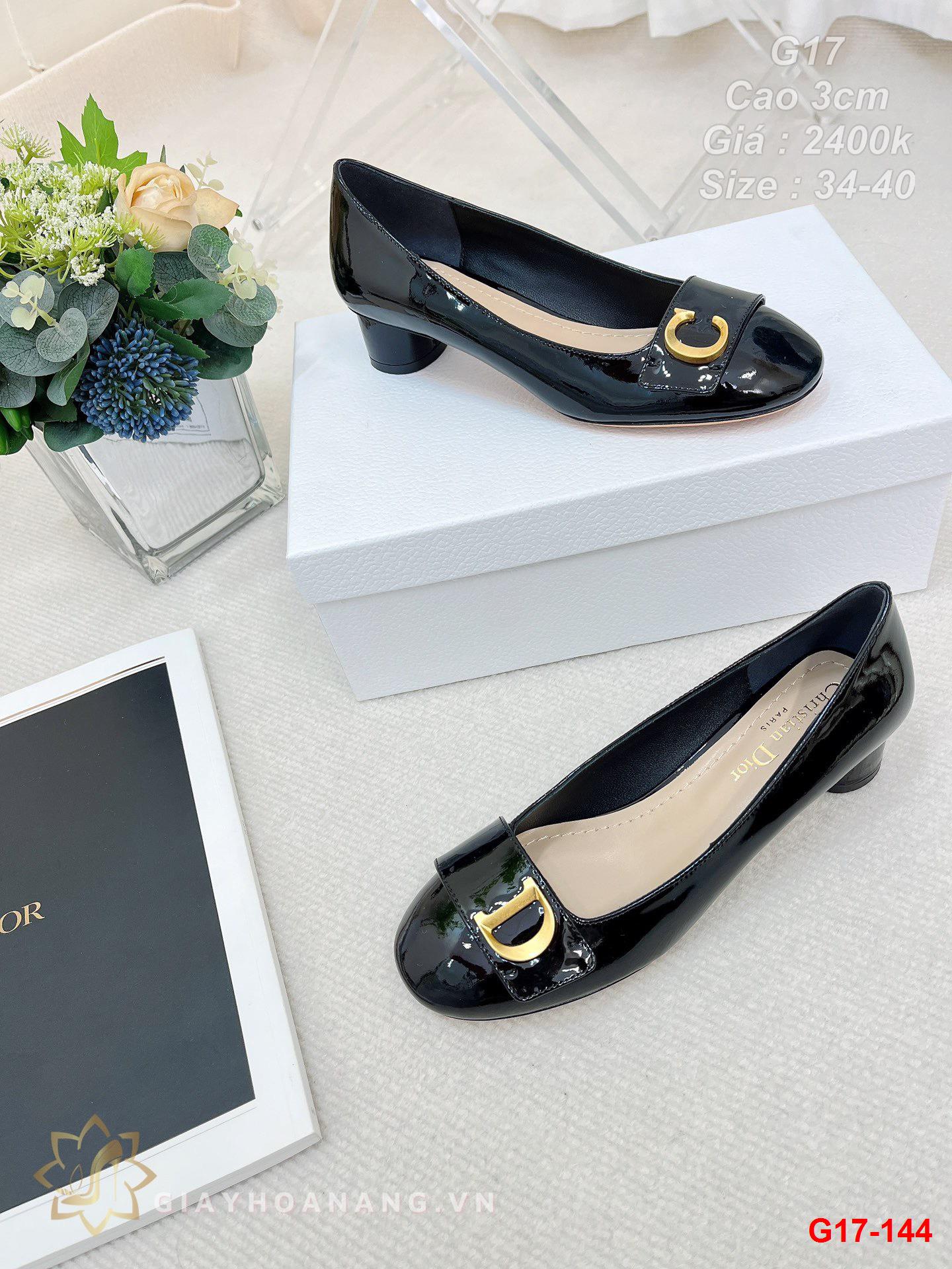 G17-144 Dior giày cao 3cm siêu cấp
