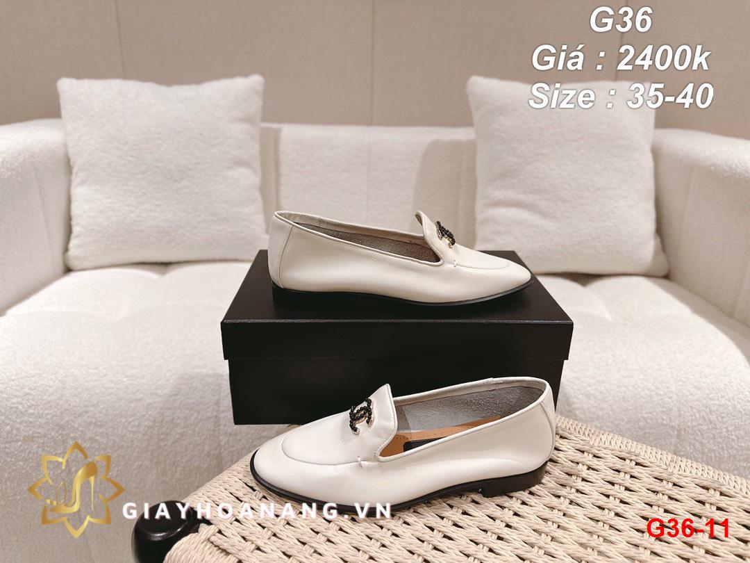 G36-11 Chanel giày lười siêu cấp