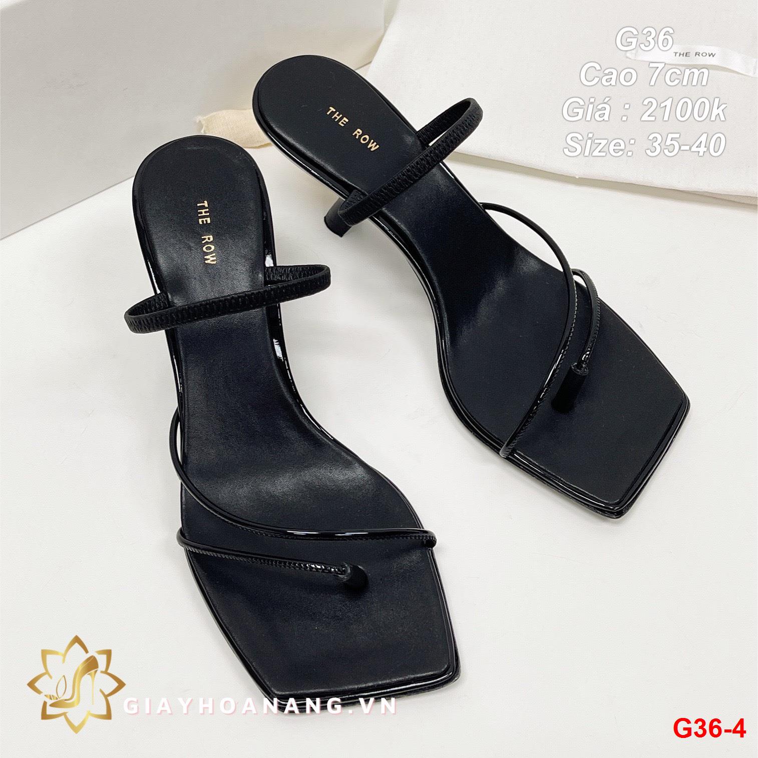 G36-4 The Row sandal cao 7cm siêu cấp