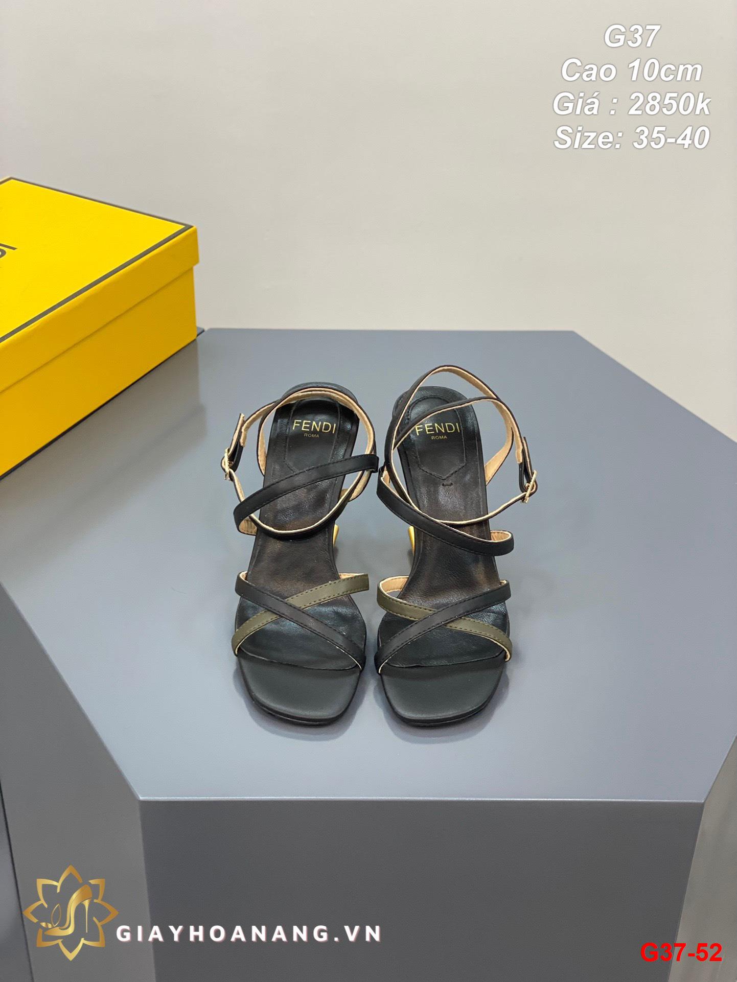 G37-52 Fendi sandal cao 10cm siêu cấp