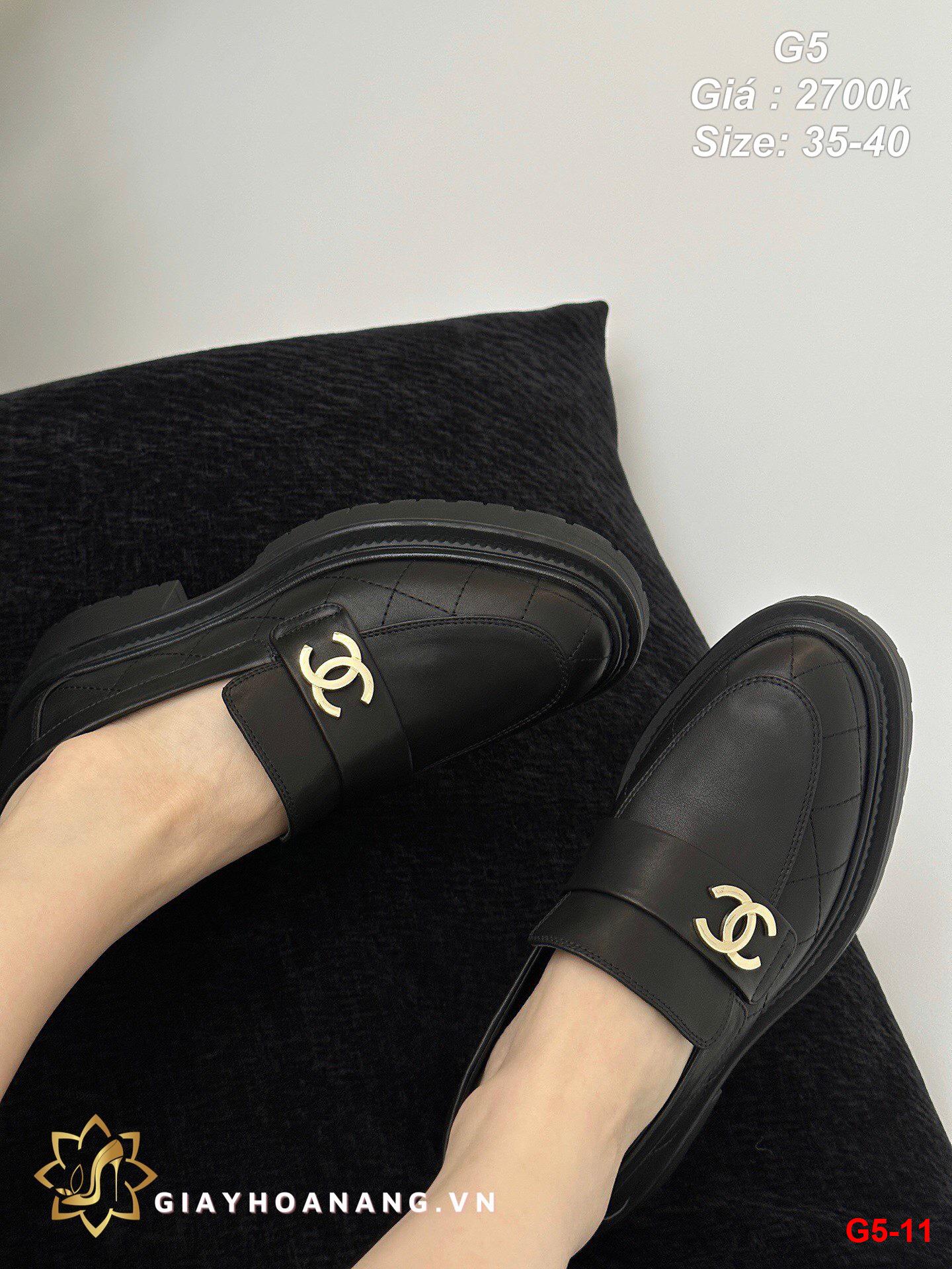 G5-11 Chanel giày lười siêu cấp