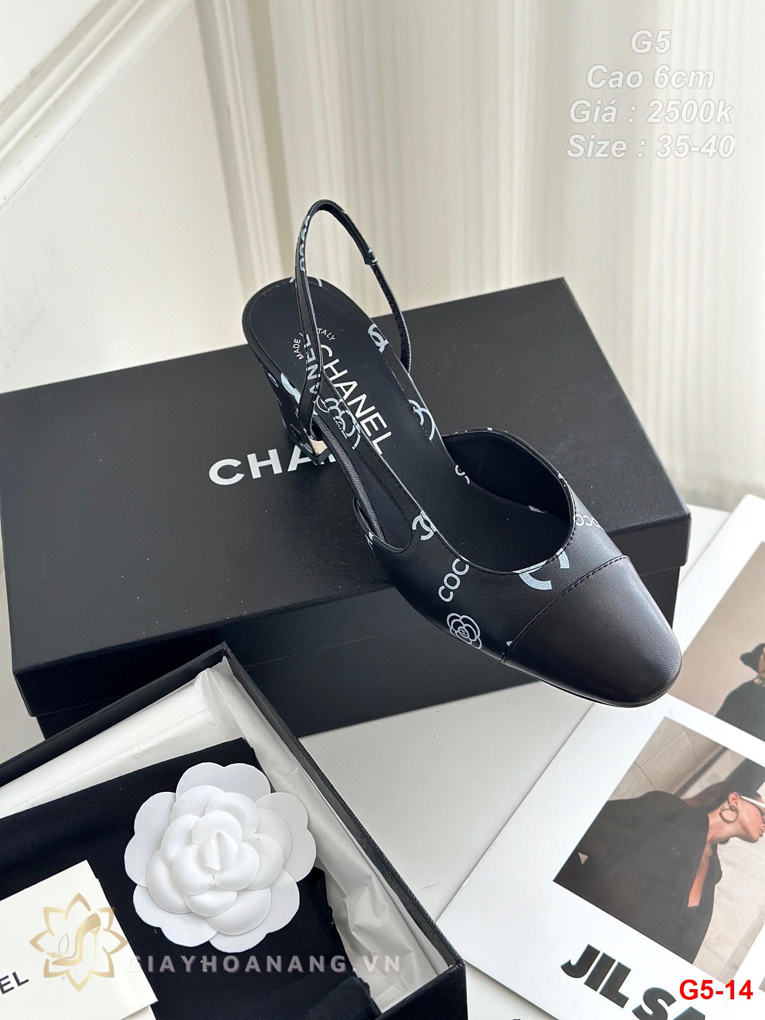 G5-14 Chanel sandal cao 6cm siêu cấp