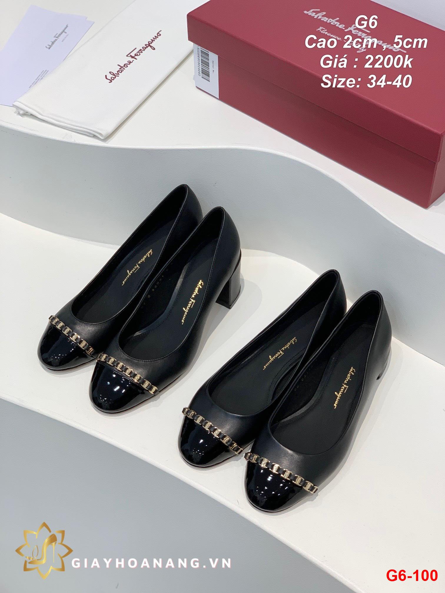 G6-100 Salvatore Ferragamo giày cao 2cm , 5cm siêu cấp