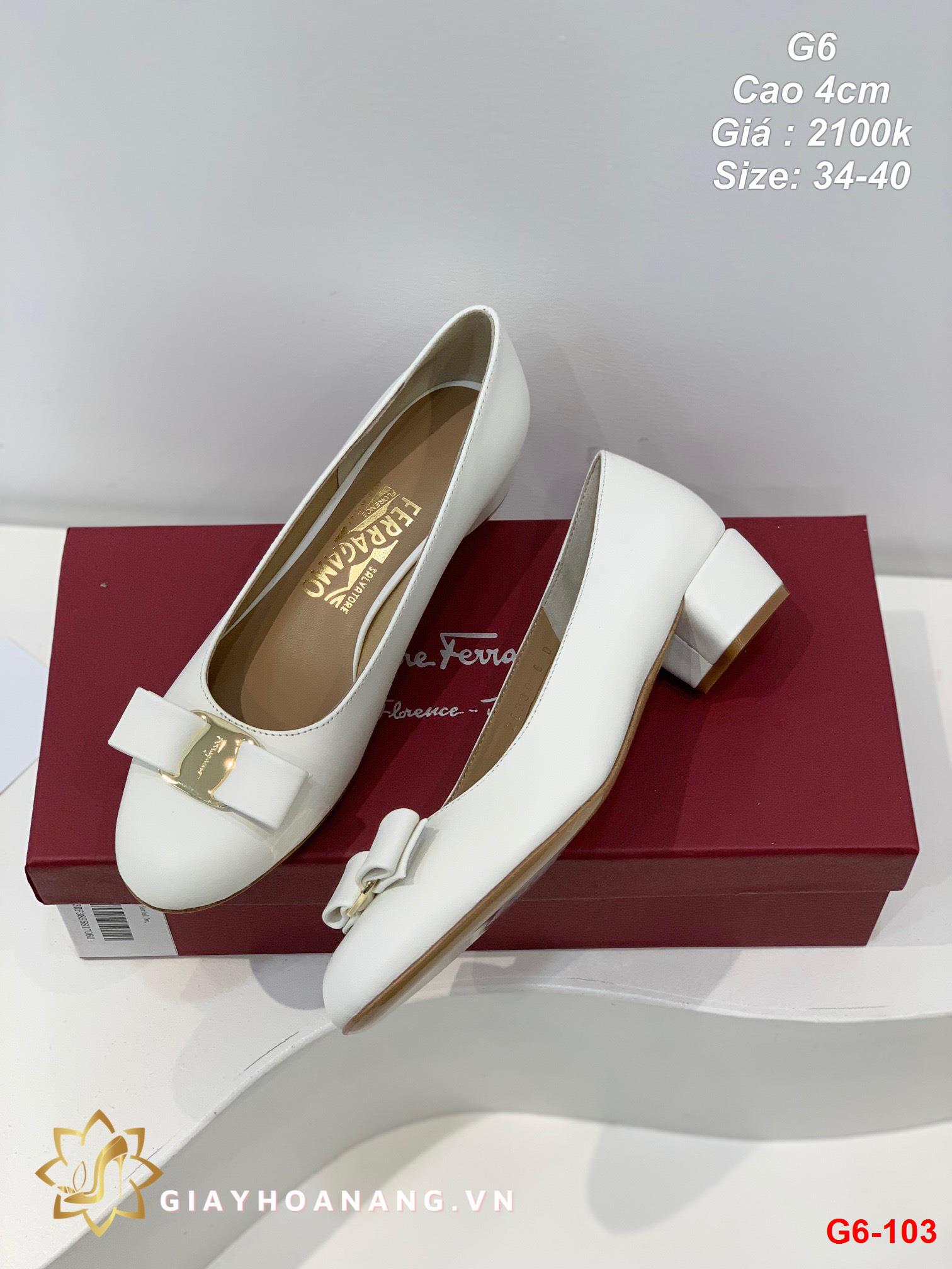 G6-103 Salvatore Ferragamo giày cao 4cm siêu cấp