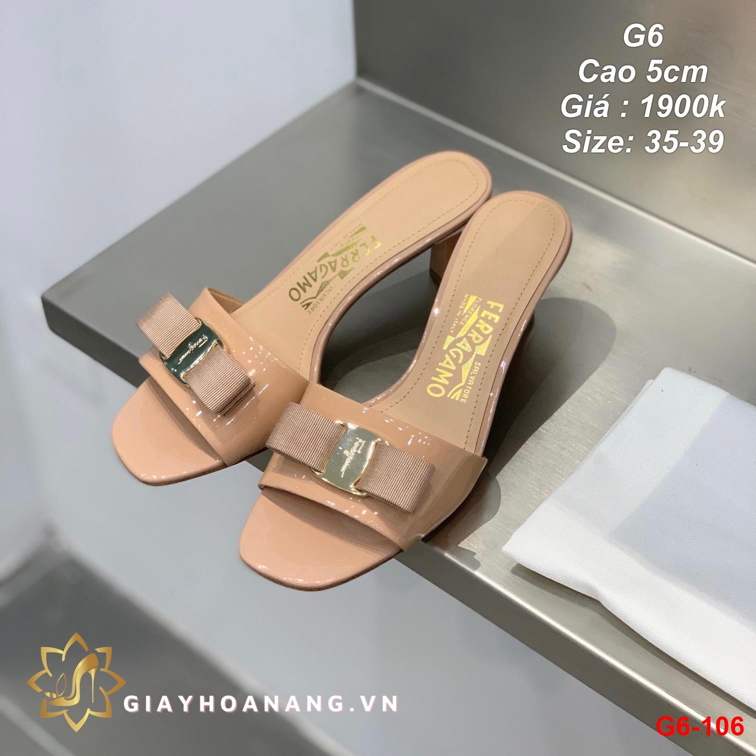 G6-106 Salvatore Ferragamo dép cao 5cm siêu cấp