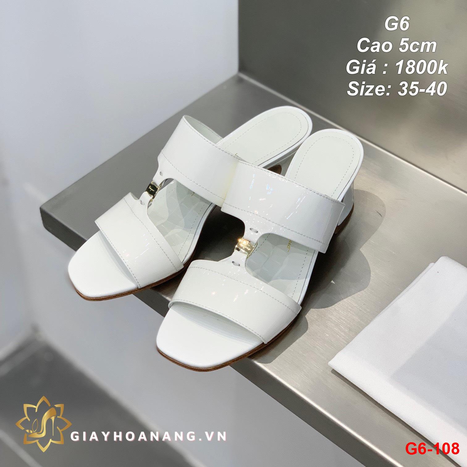 G6-108 Salvatore Ferragamo dép cao 5cm siêu cấp