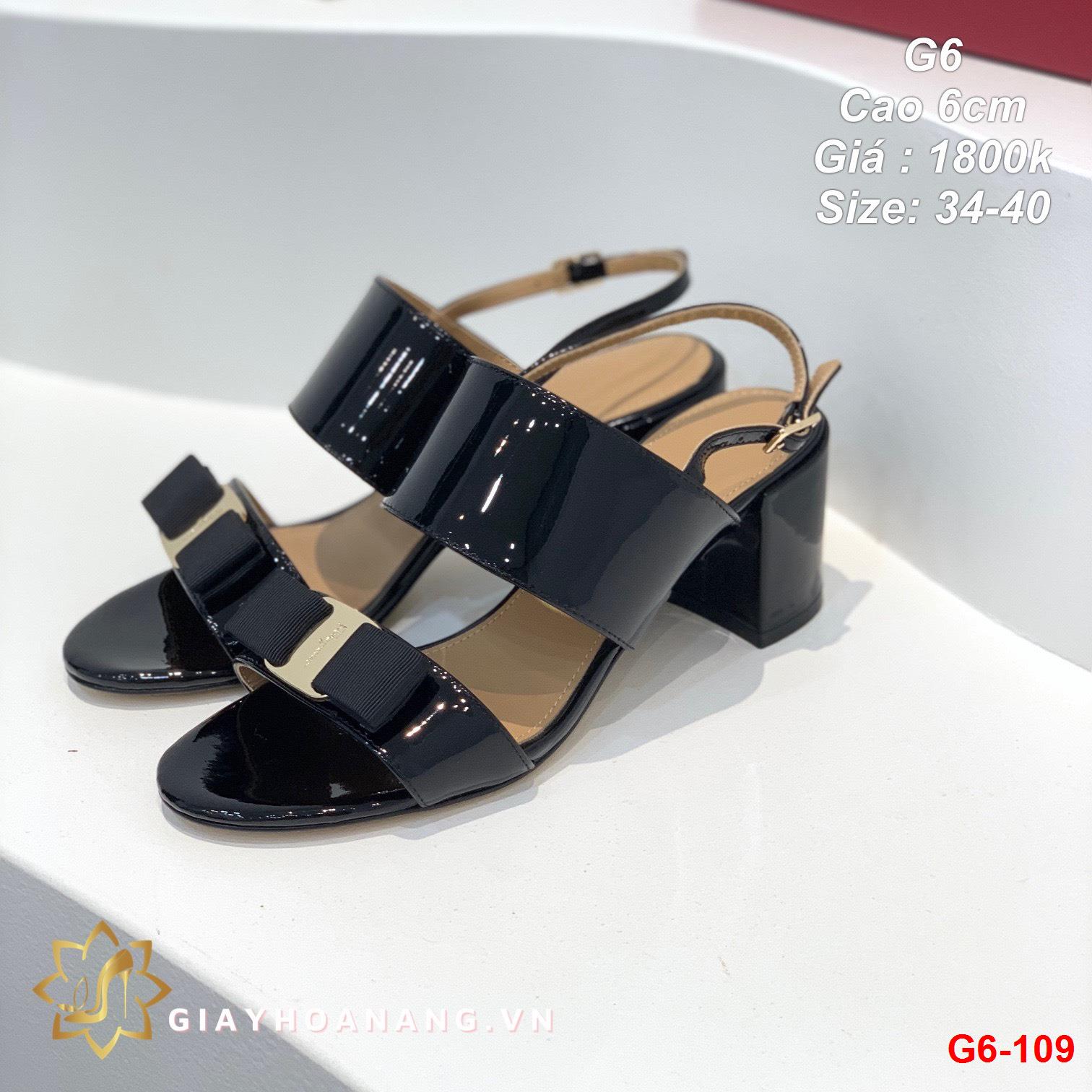 G6-109 Salvatore Ferragamo sandal cao 6cm siêu cấp