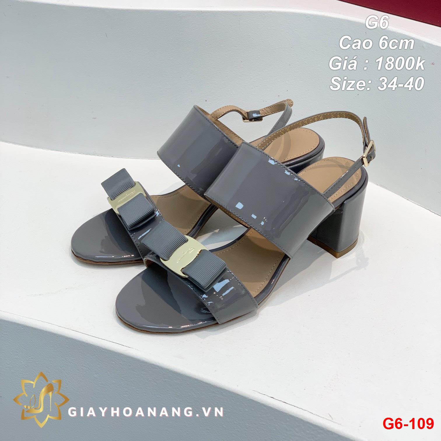 G6-109 Salvatore Ferragamo sandal cao 6cm siêu cấp