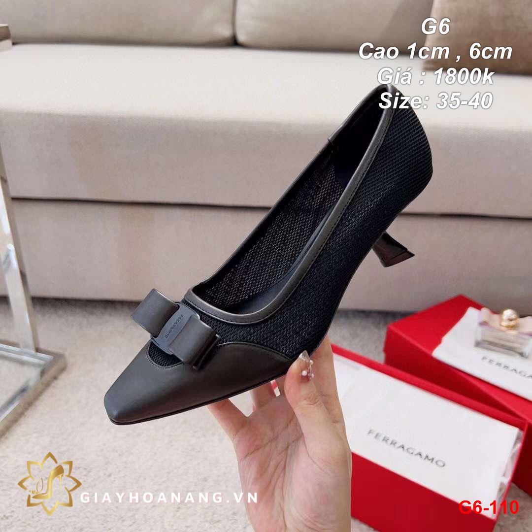 G6-110 Salvatore Ferragamo giày cao 1cm , 6cm siêu cấp