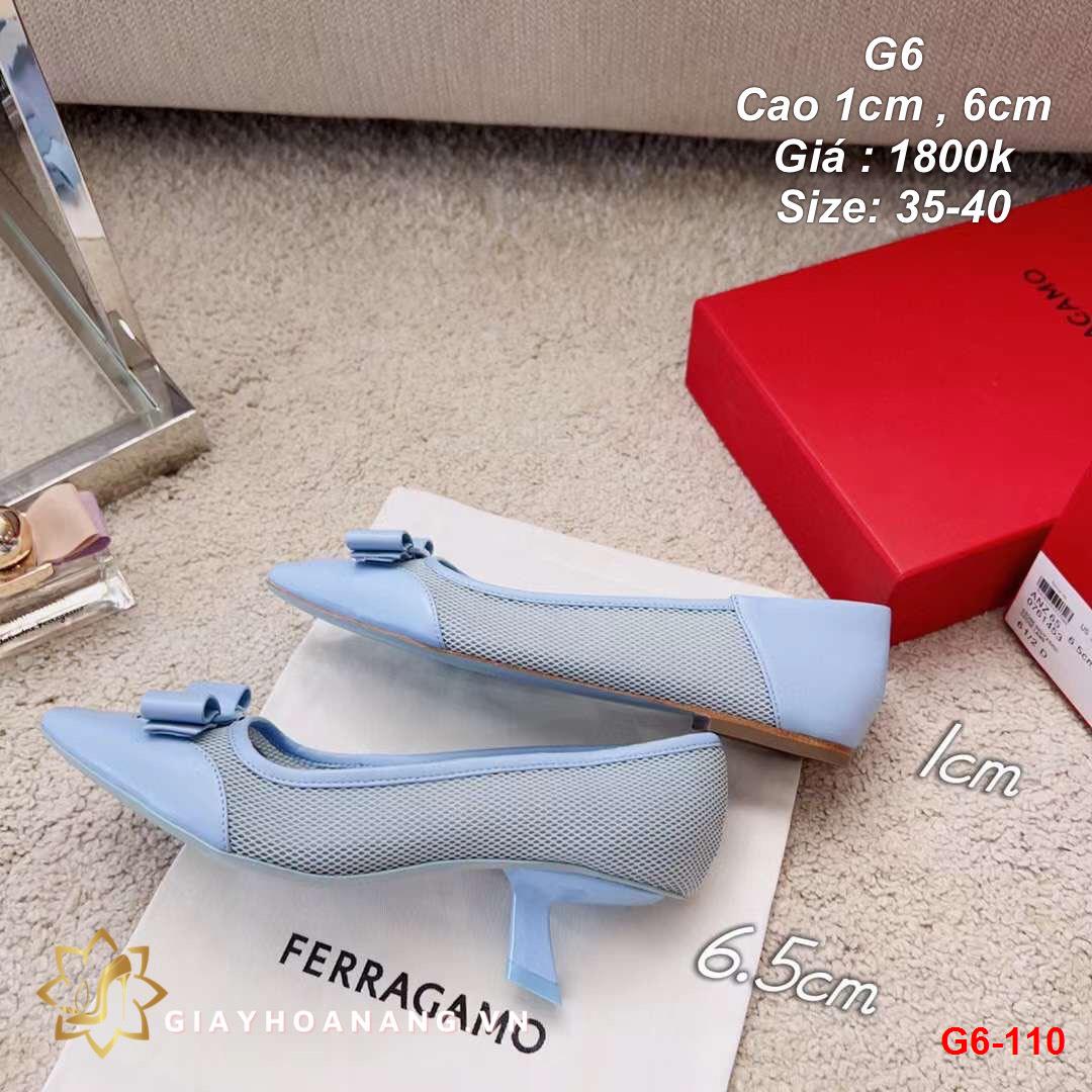 G6-110 Salvatore Ferragamo giày cao 1cm , 6cm siêu cấp