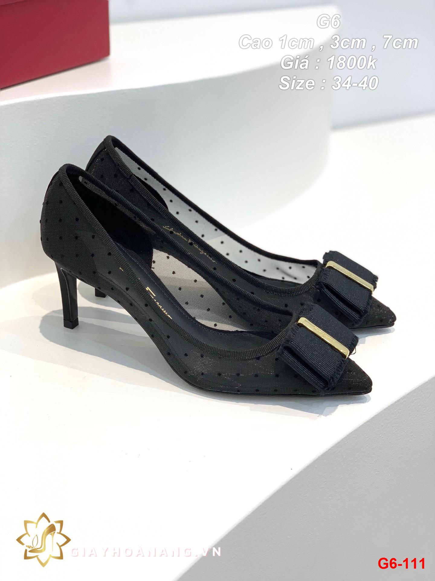 G6-111 Salvatore Ferragamo giày cao 1cm , 3cm , 7cm siêu cấp