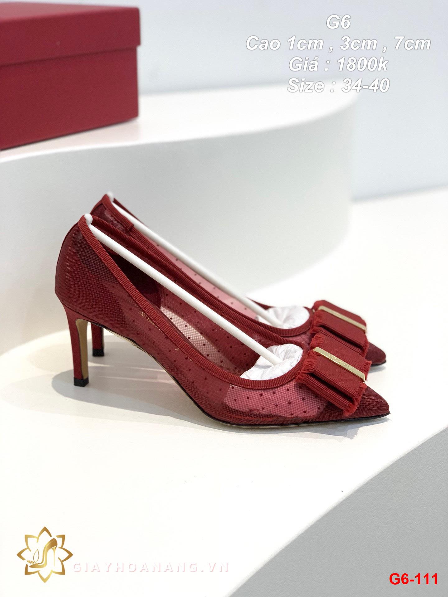 G6-111 Salvatore Ferragamo giày cao 1cm , 3cm , 7cm siêu cấp