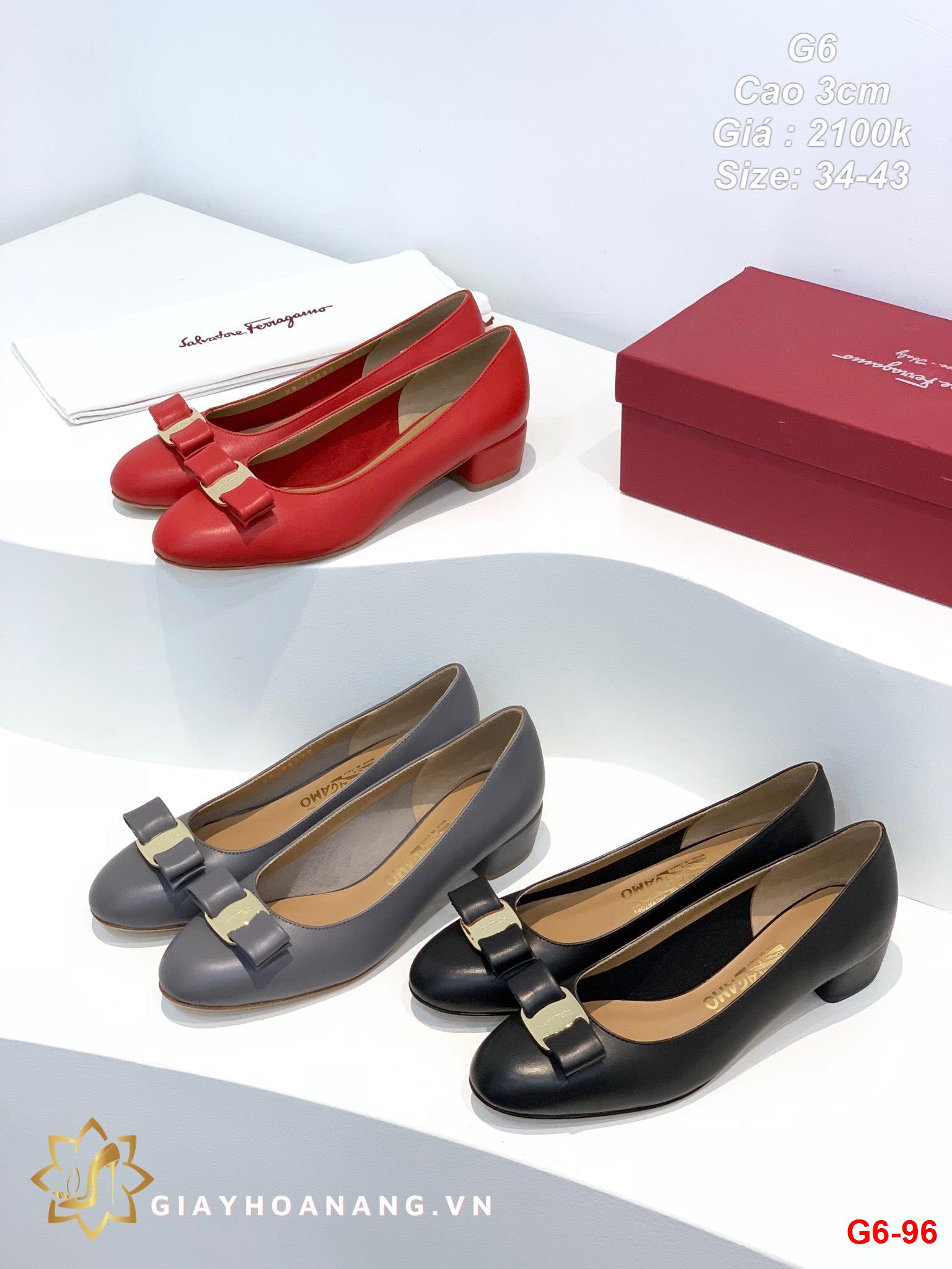 G6-96 Salvatore Ferragamo giày cao 3cm siêu cấp