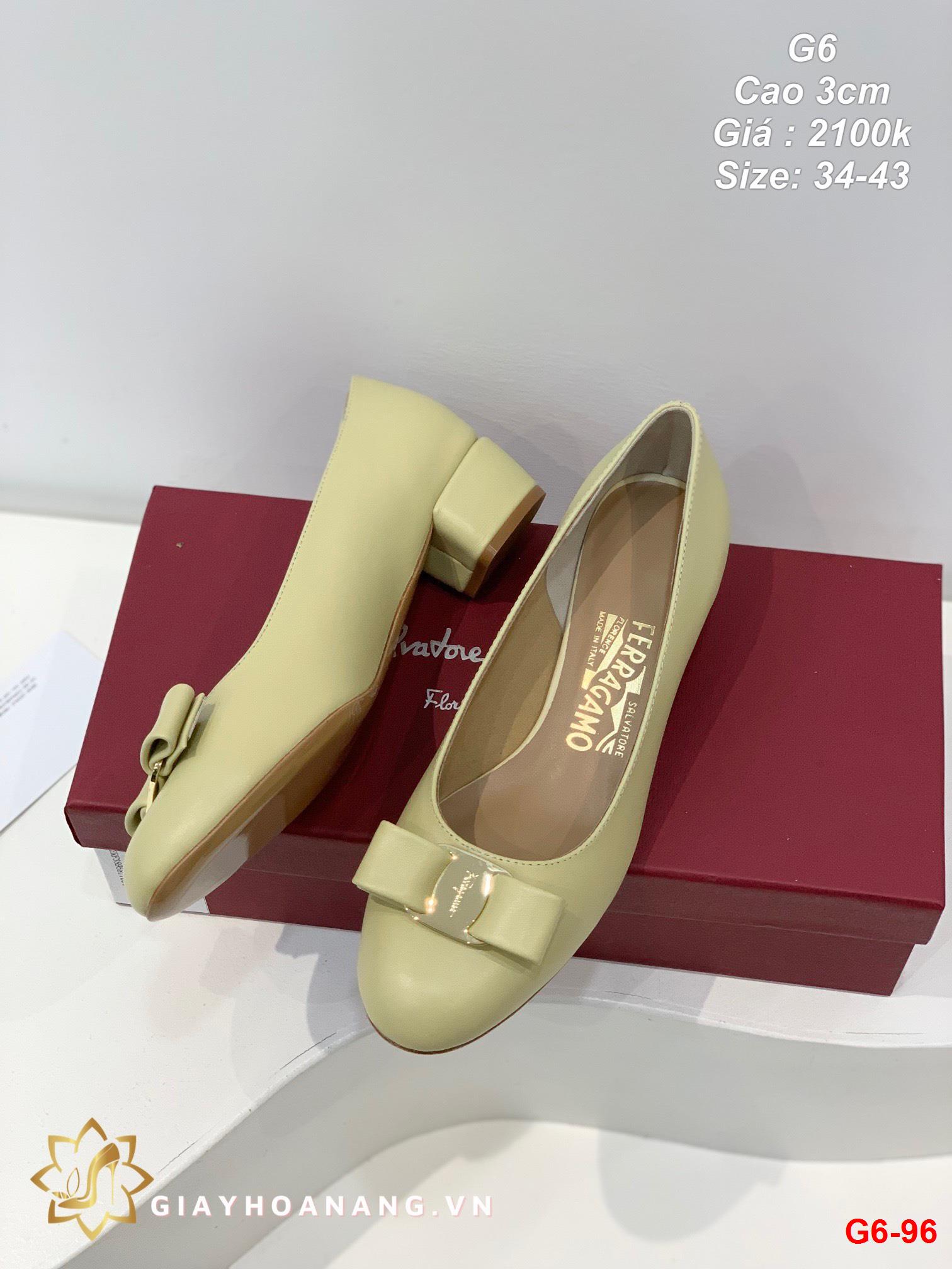 G6-96 Salvatore Ferragamo giày cao 3cm siêu cấp