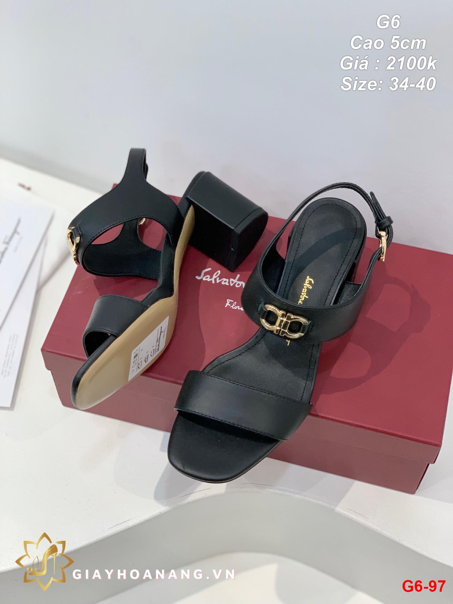 G6-97 Salvatore Ferragamo sandal cao 5cm siêu cấp