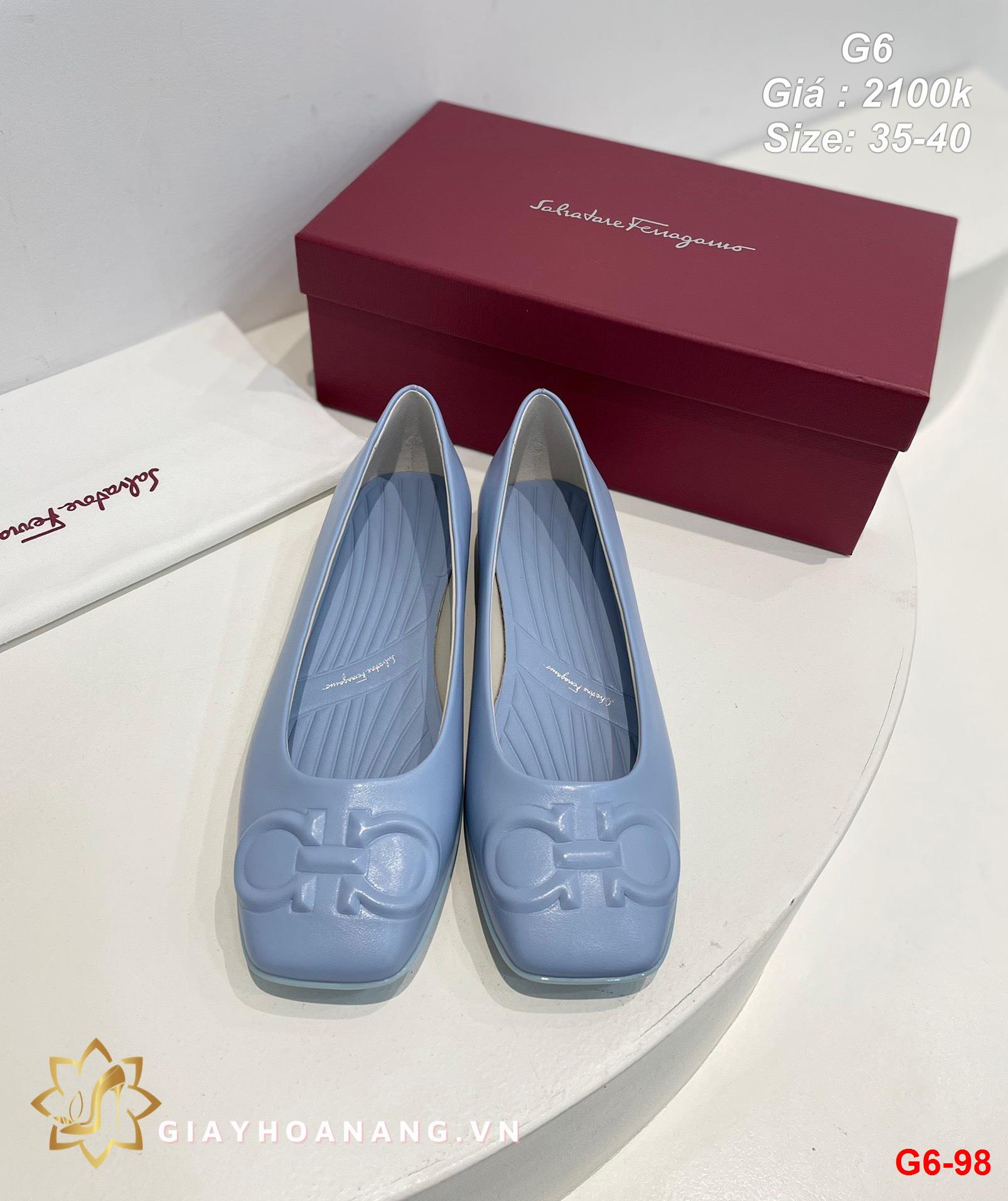 G6-98 Salvatore Ferragamo giày bệt siêu cấp