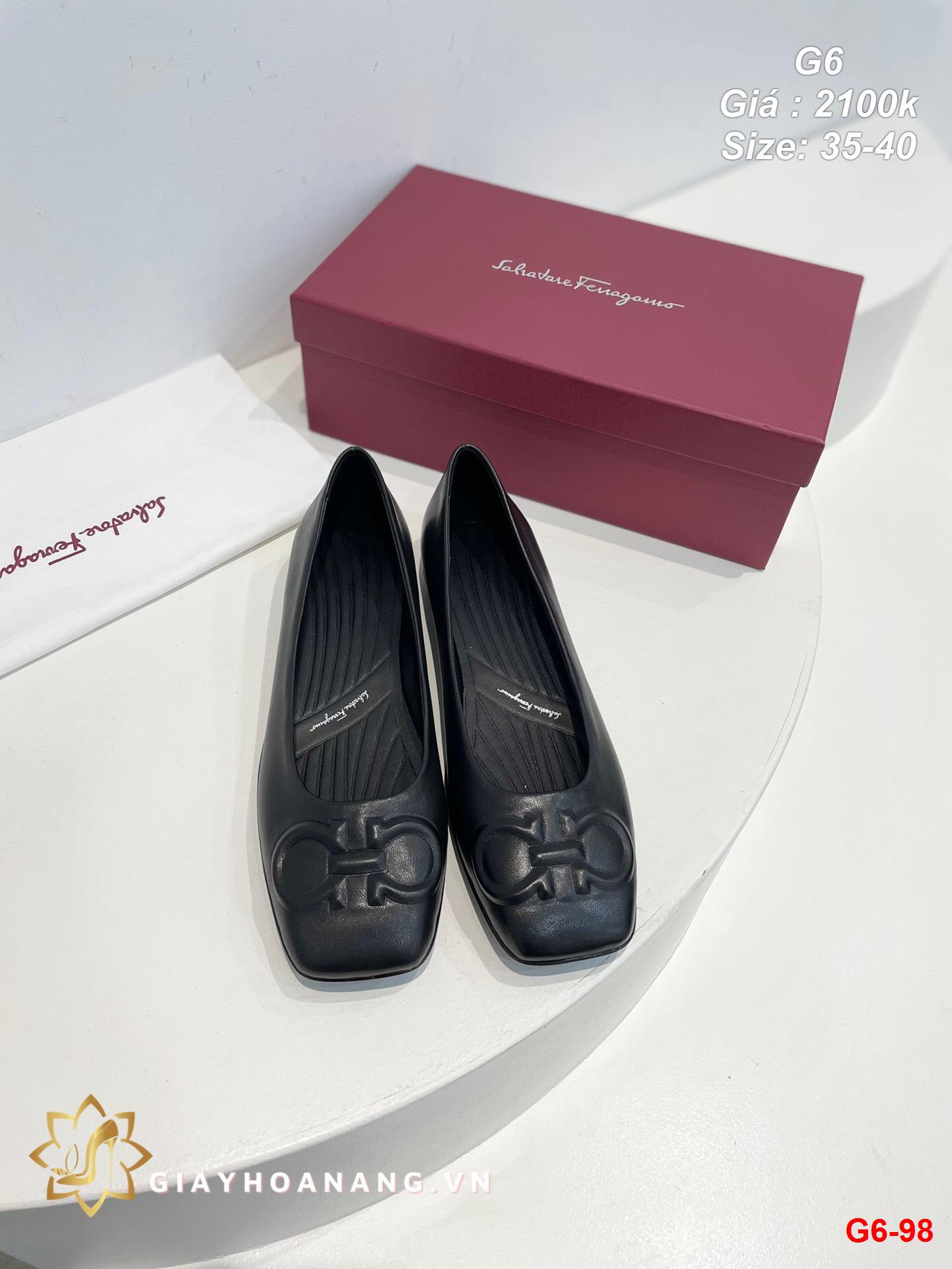 G6-98 Salvatore Ferragamo giày bệt siêu cấp