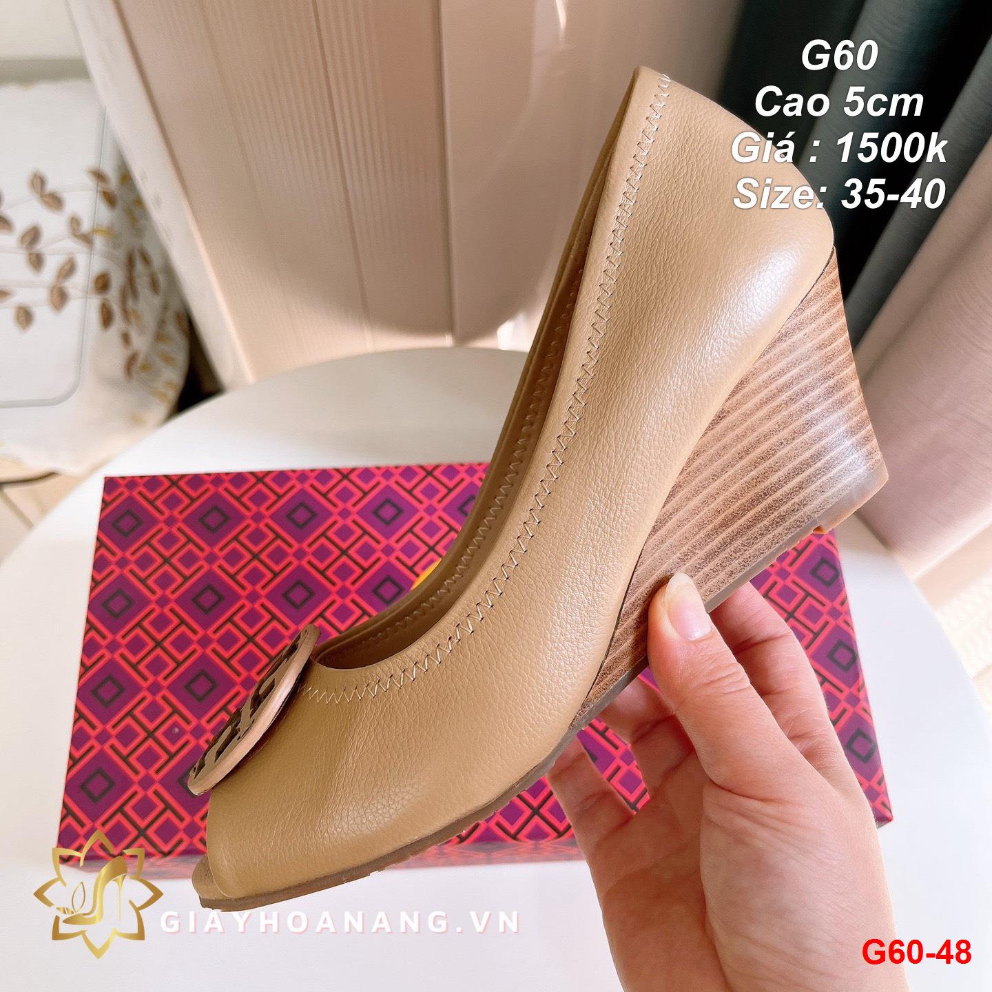 G60-48 Tory Burch giày cao 5cm siêu cấp