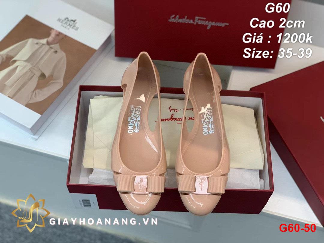 G60-50 Salvatore Ferragamo giày cao 2cm siêu cấp