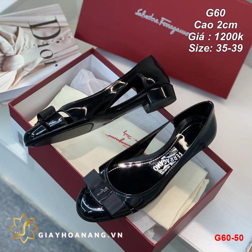 G60-50 Salvatore Ferragamo giày cao 2cm siêu cấp