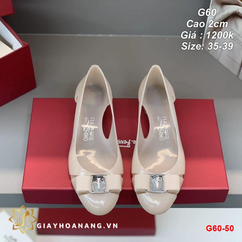 G60-50 Salvatore Ferragamo giày cao 2cm siêu cấp