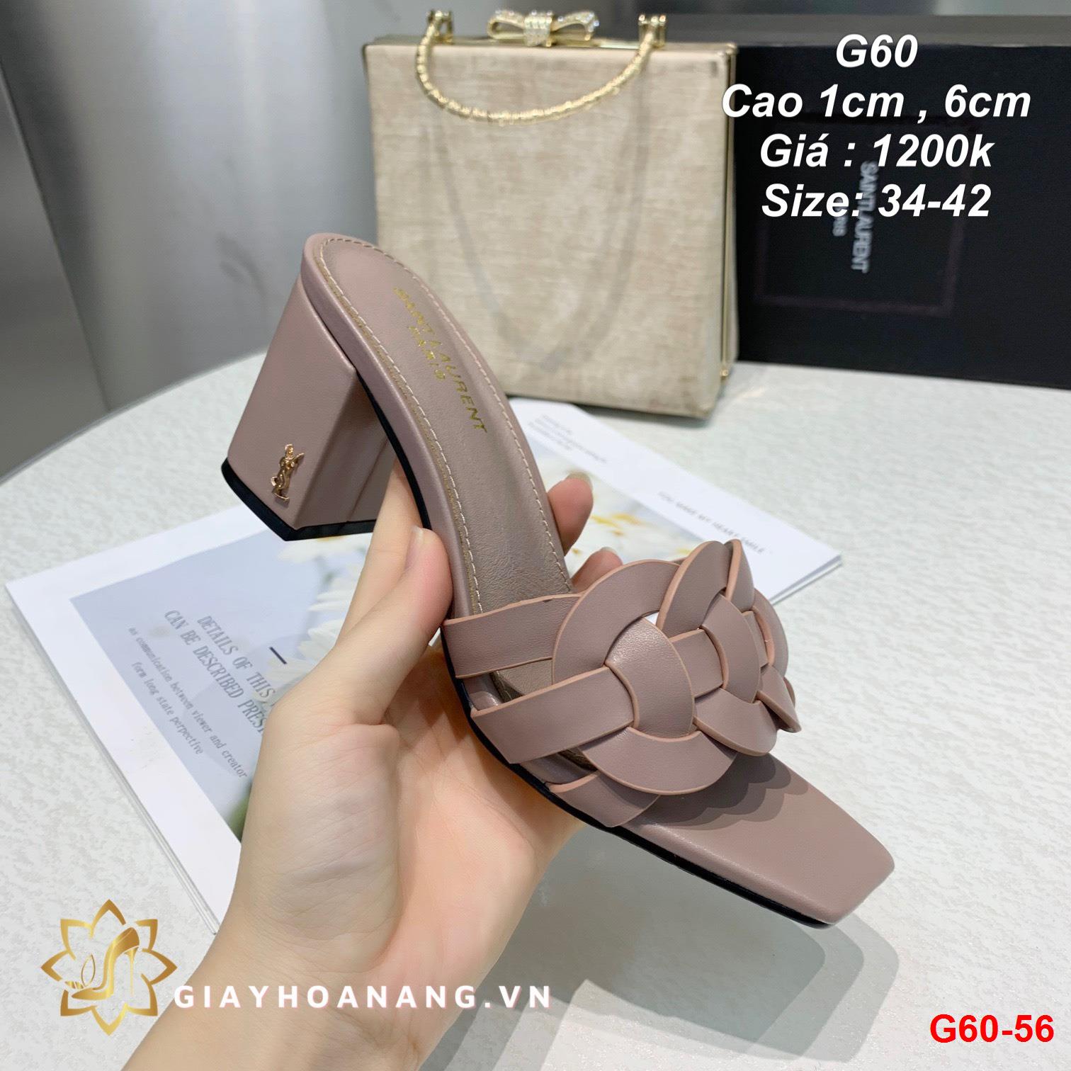 G60-56 Saint Laurent dép cao 1cm siêu cấp