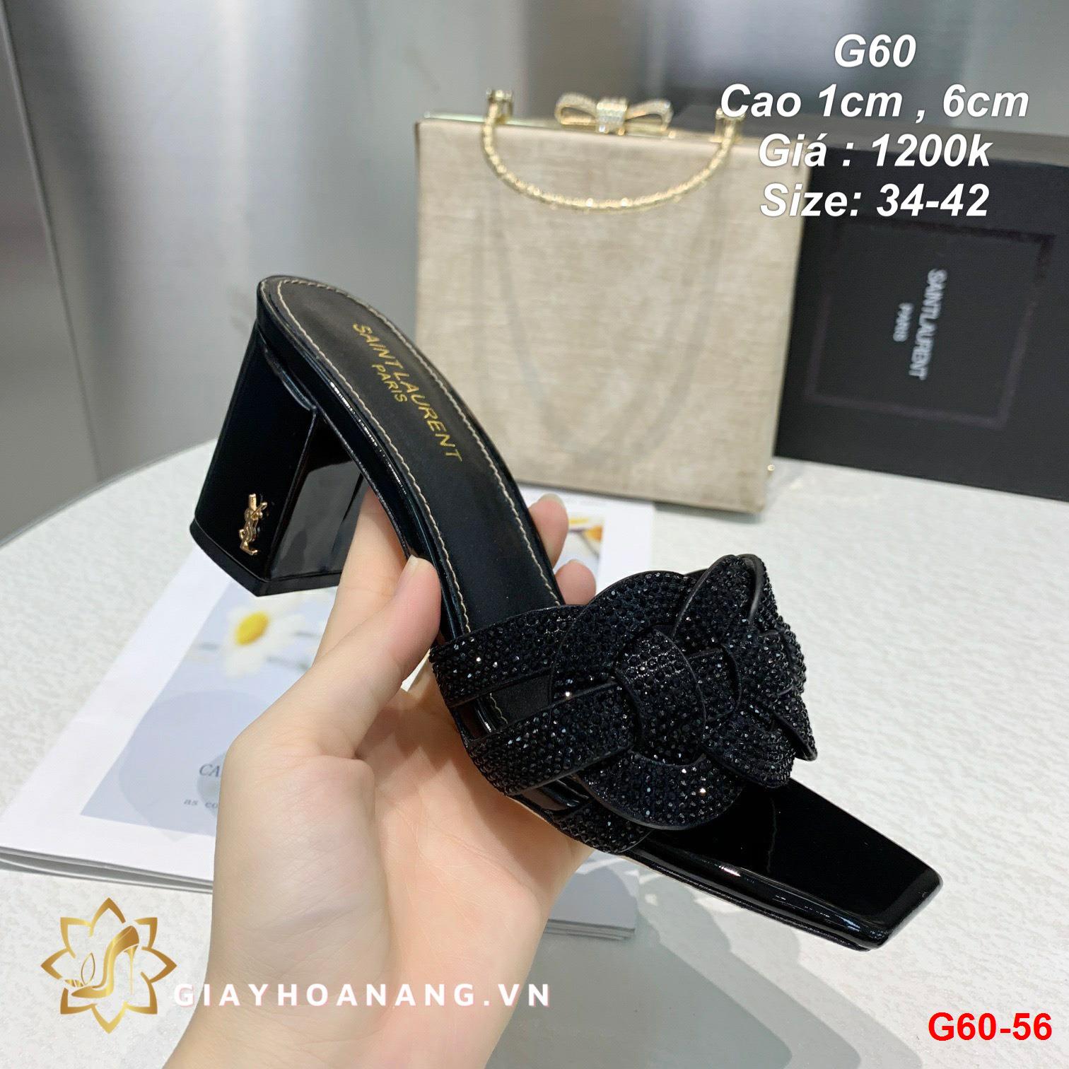 G60-56 Saint Laurent dép cao 1cm siêu cấp