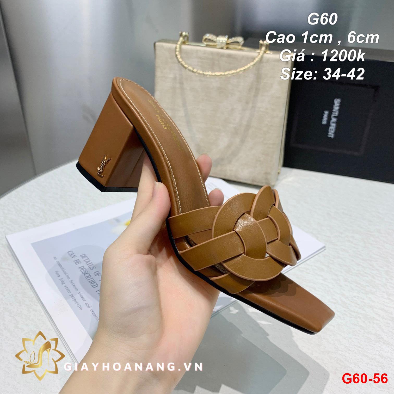 G60-56 Saint Laurent dép cao 1cm siêu cấp