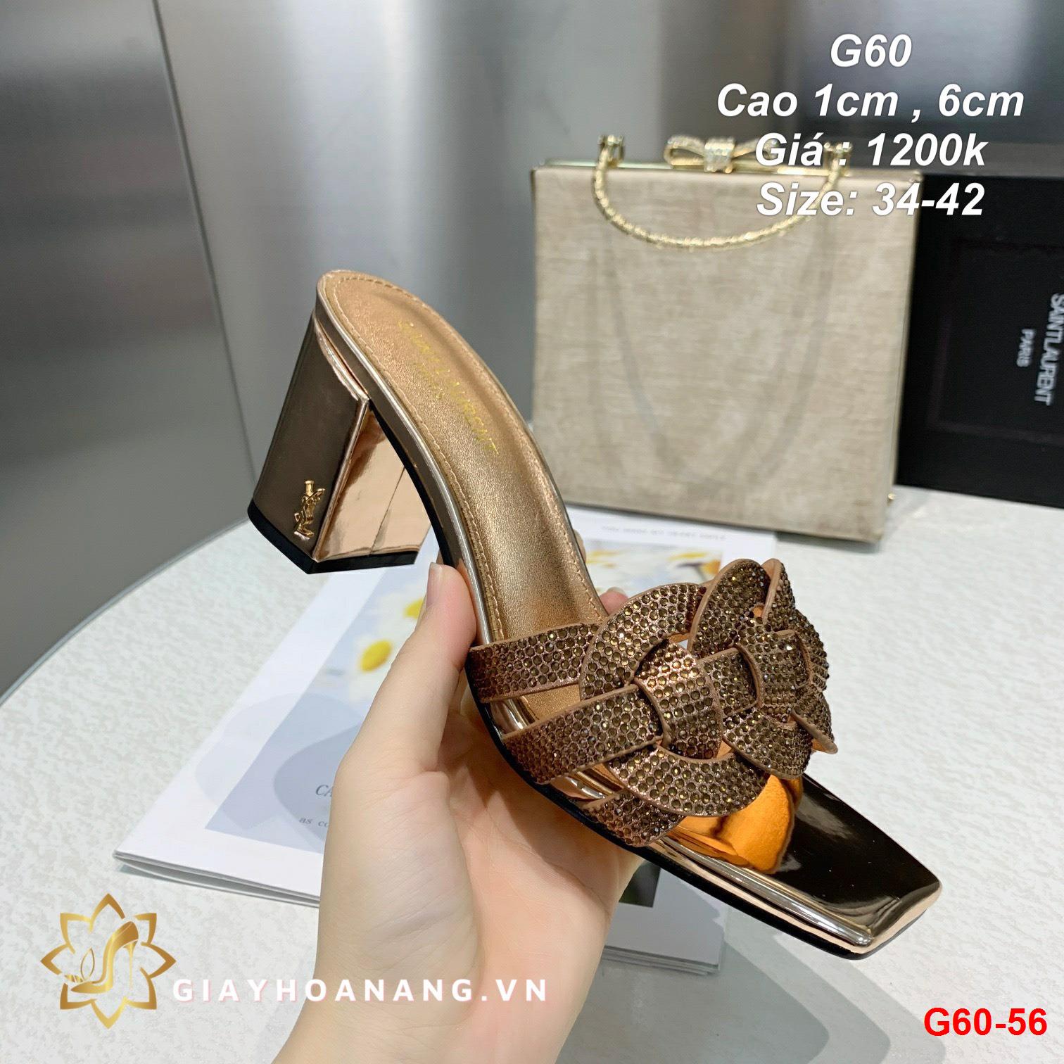 G60-56 Saint Laurent dép cao 1cm siêu cấp