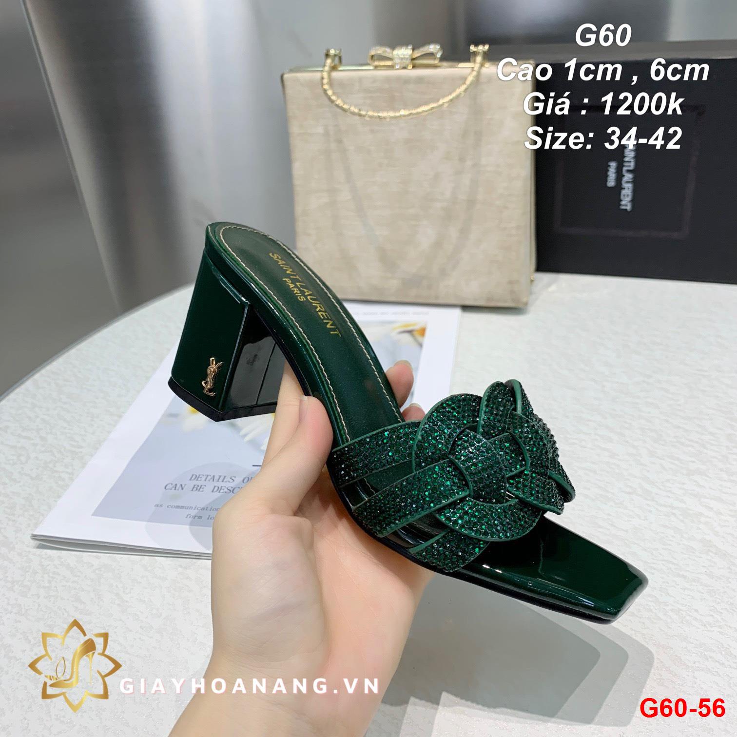 G60-56 Saint Laurent dép cao 1cm siêu cấp