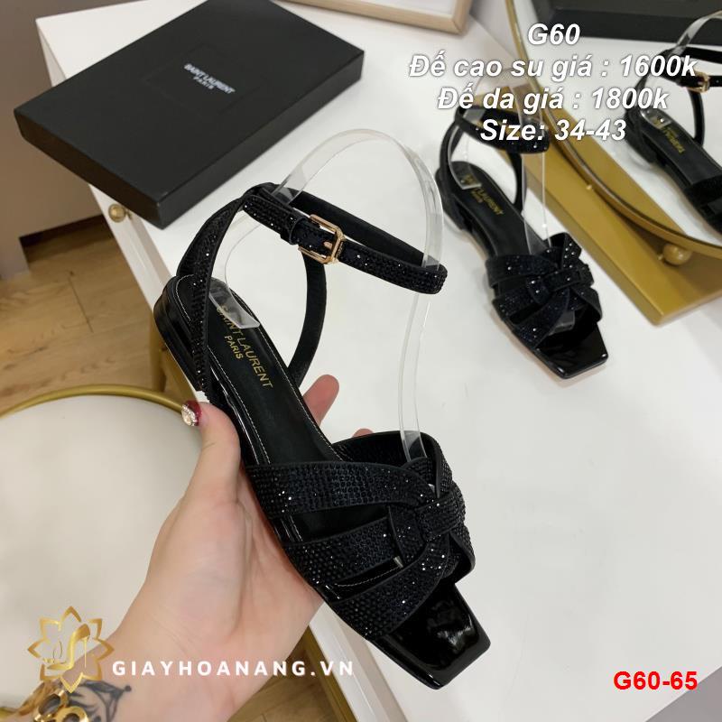 G60-65 Saint Laurent sandal siêu cấp