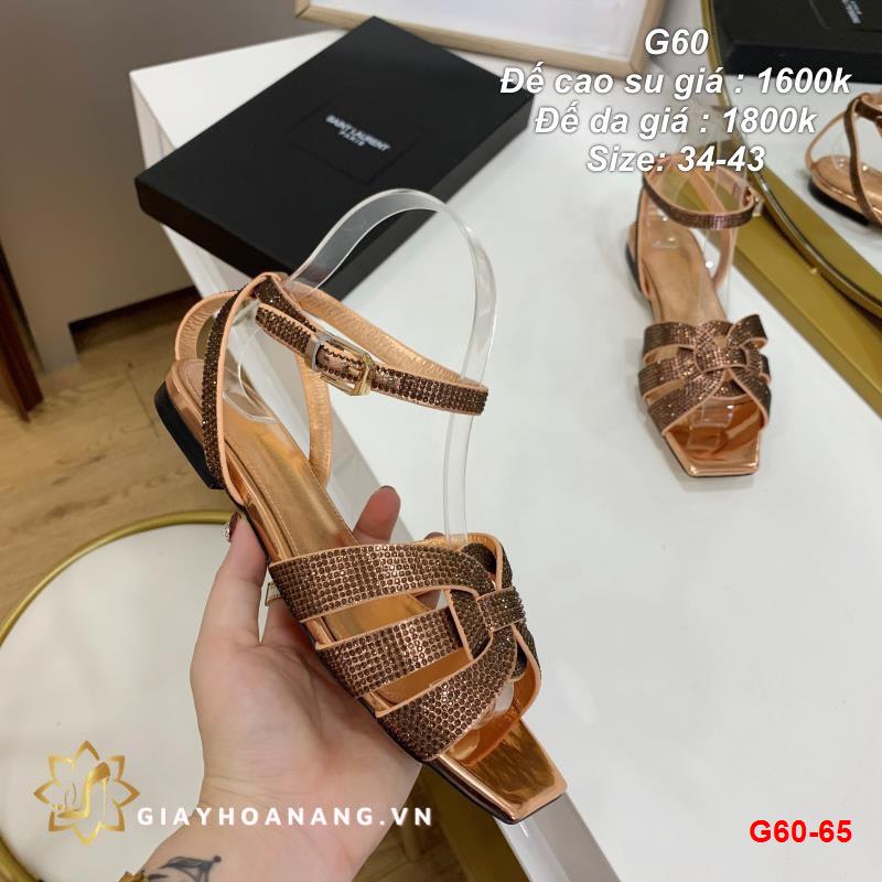 G60-65 Saint Laurent sandal siêu cấp