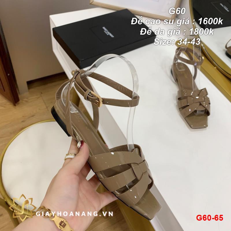 G60-65 Saint Laurent sandal siêu cấp