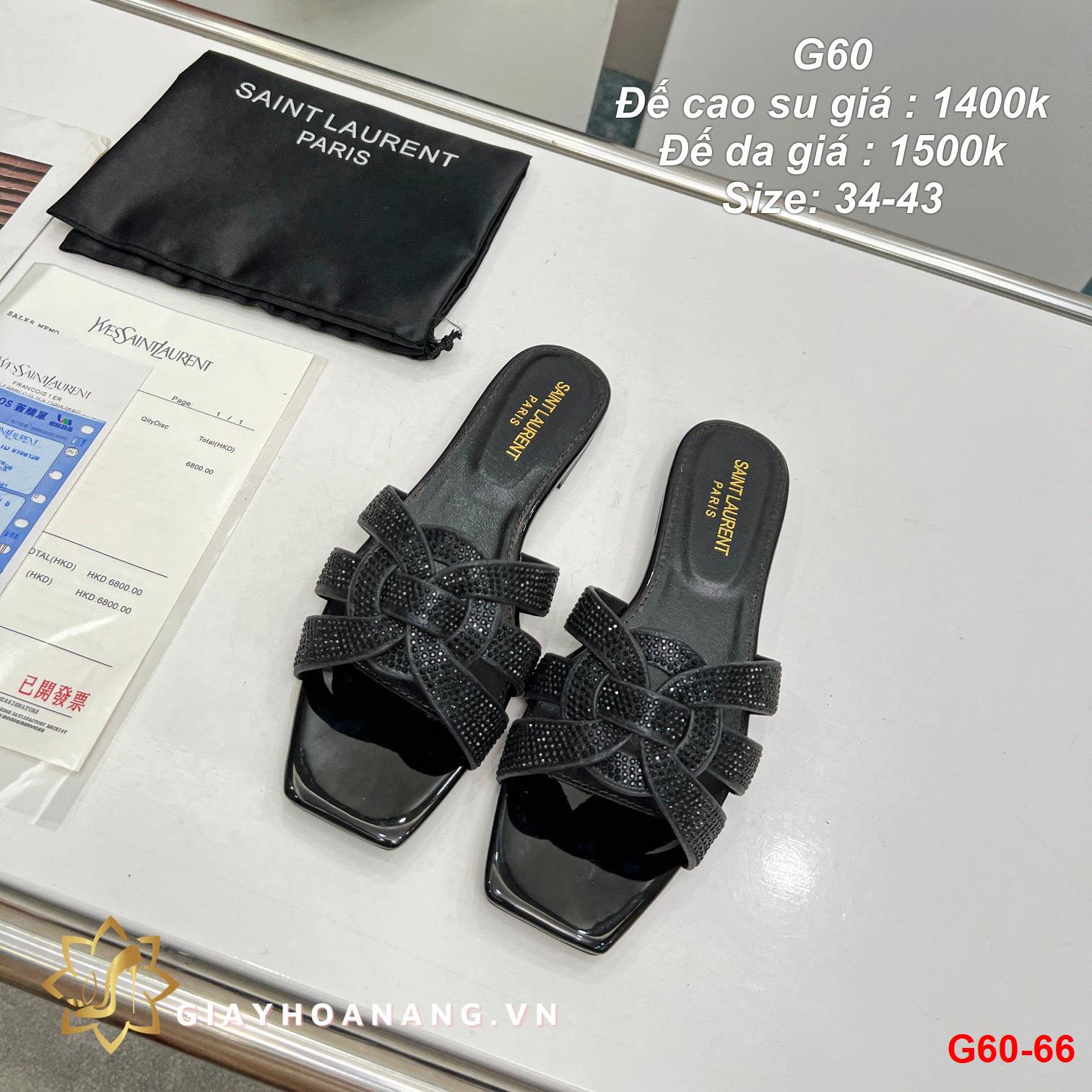 G60-66 Saint Laurent dép bệt siêu cấp