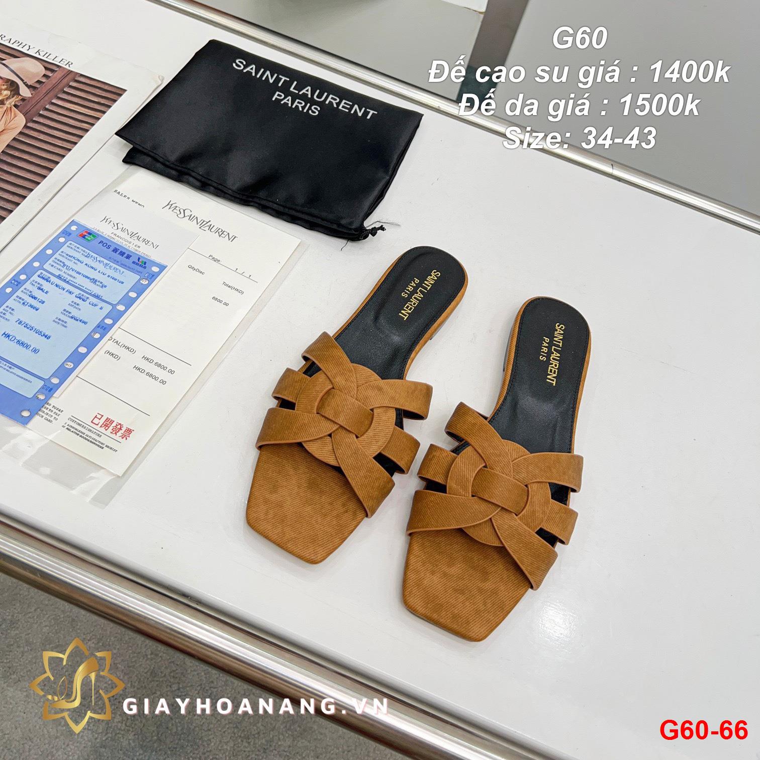 G60-66 Saint Laurent dép bệt siêu cấp