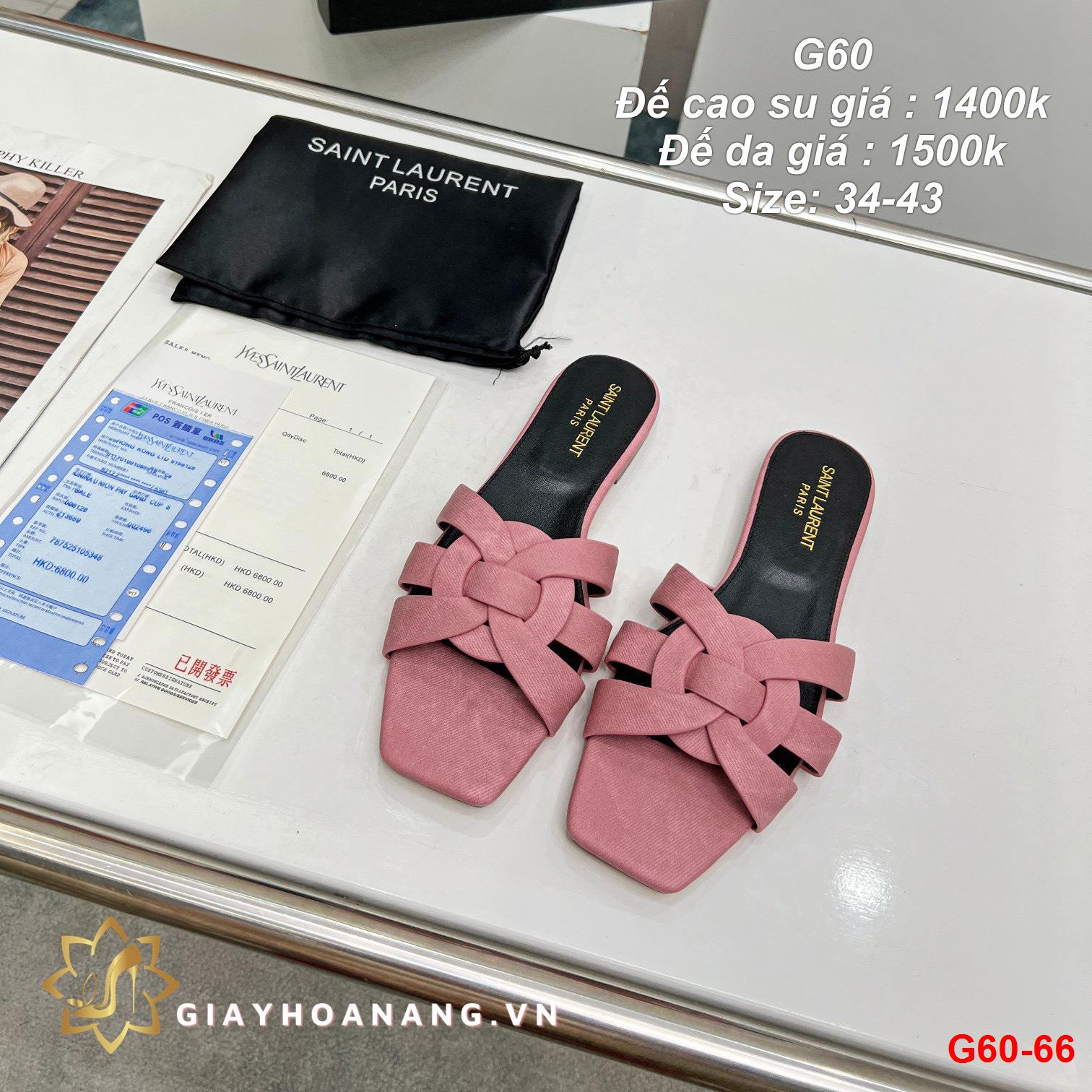 G60-66 Saint Laurent dép bệt siêu cấp