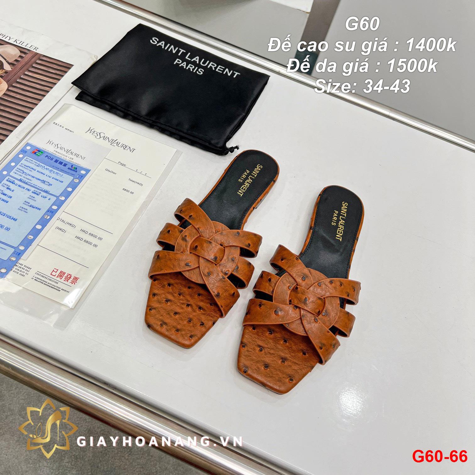 G60-66 Saint Laurent dép bệt siêu cấp