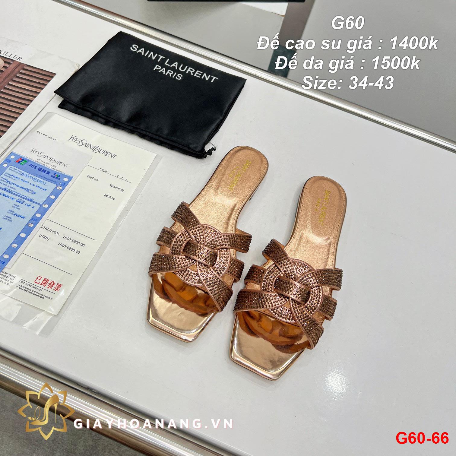 G60-66 Saint Laurent dép bệt siêu cấp