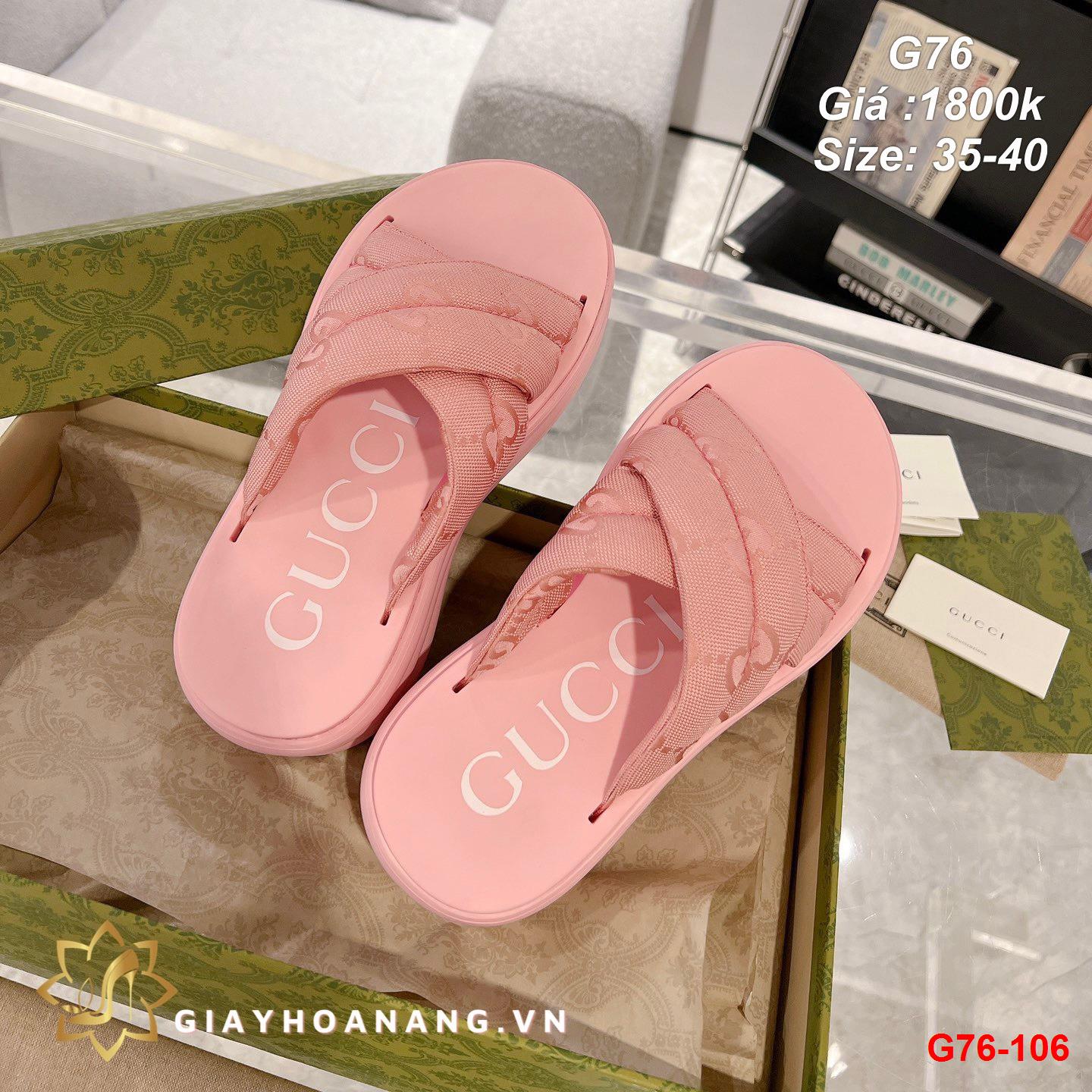 G76-106 Gucci dép siêu cấp